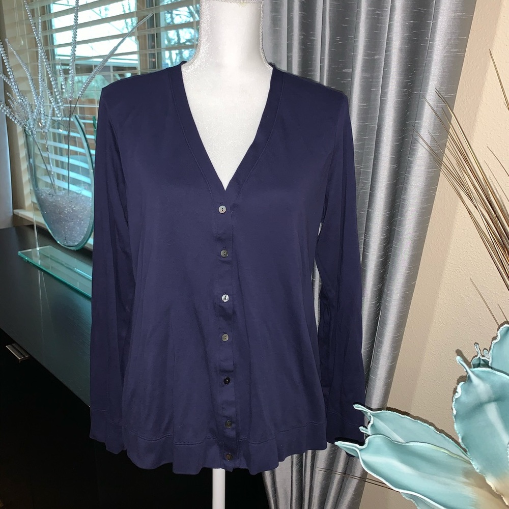 L.L.Bean cotton button front shirt